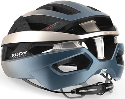 Превью Шлем велосипедный RUDY PROJECT Rebel Champagne/Blue Avio Metal Matte